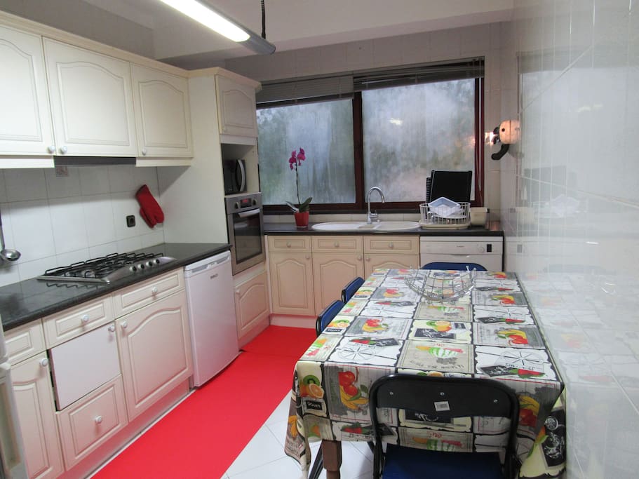 Cucina con forno,lavastoviglie, microonde, frigor,congelatore