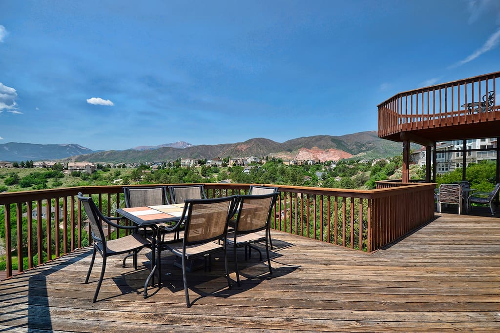 Expansive decks for outdoor enjoyment