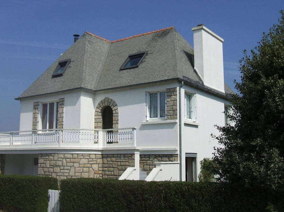 Vue extérieure de la maison