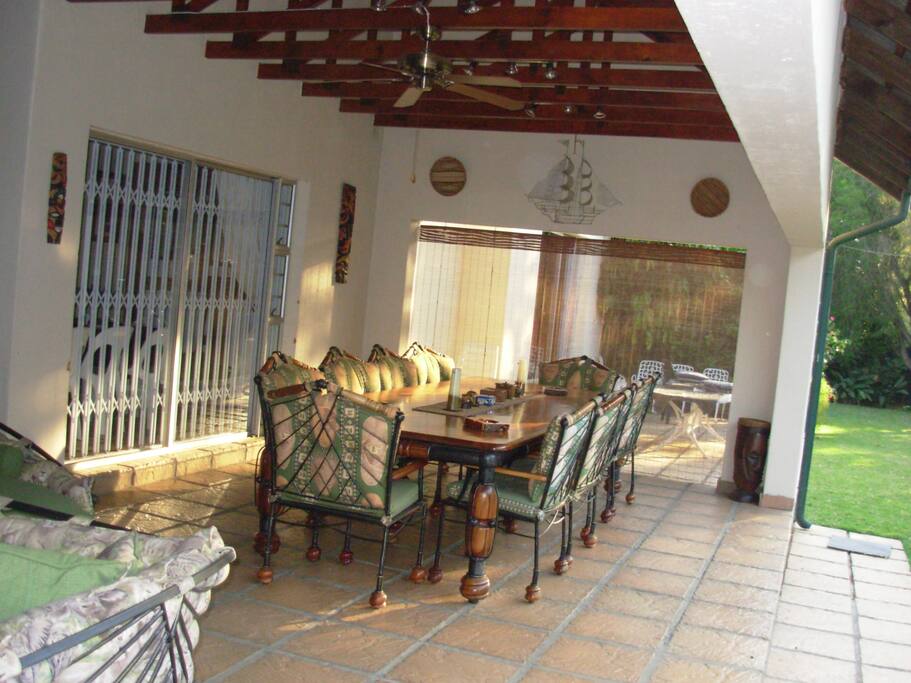 large under cover patio