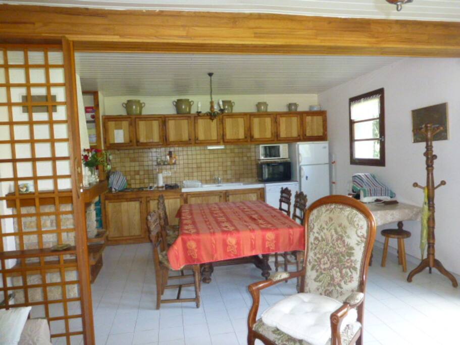 Cuisine cheminée