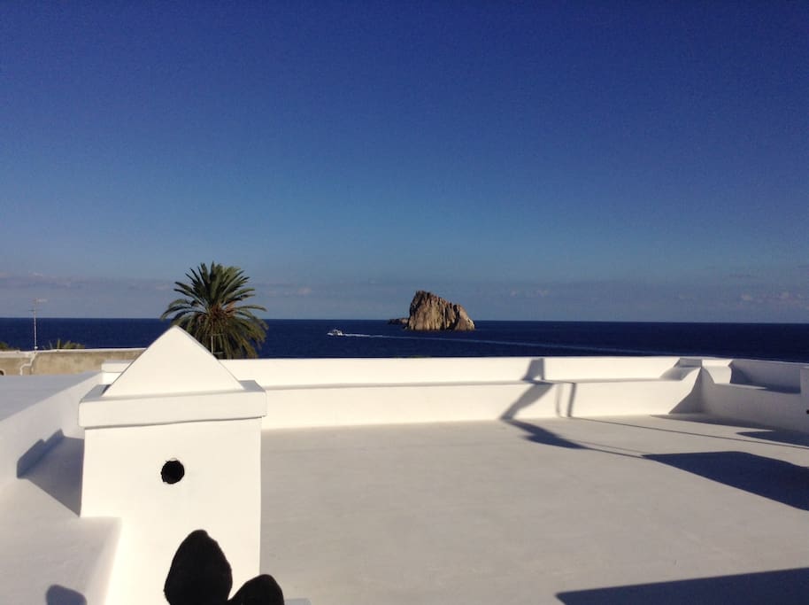 terrazzo panoramico sovrastante