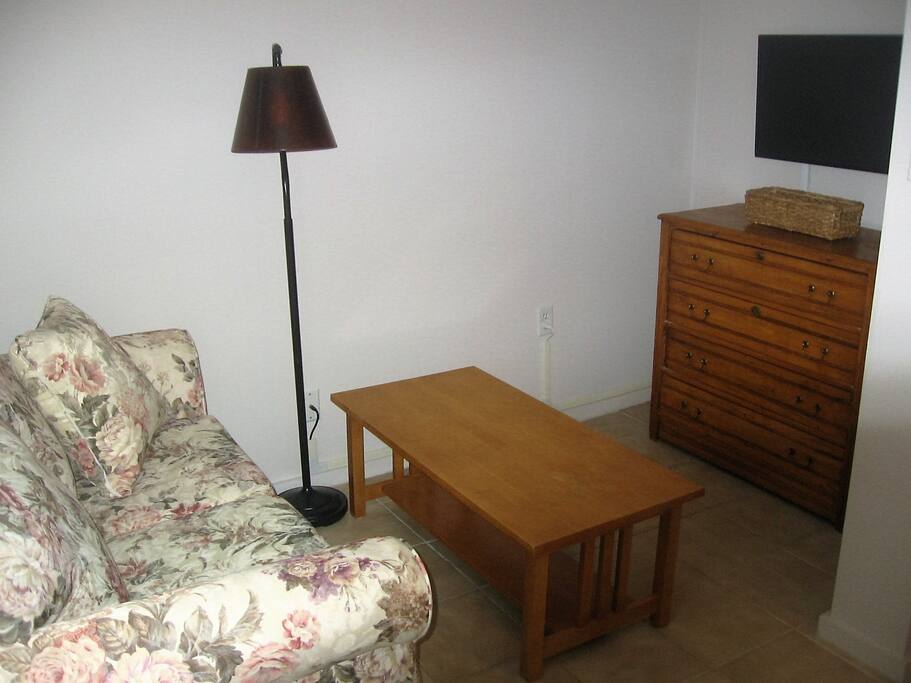 Small area for TV watching