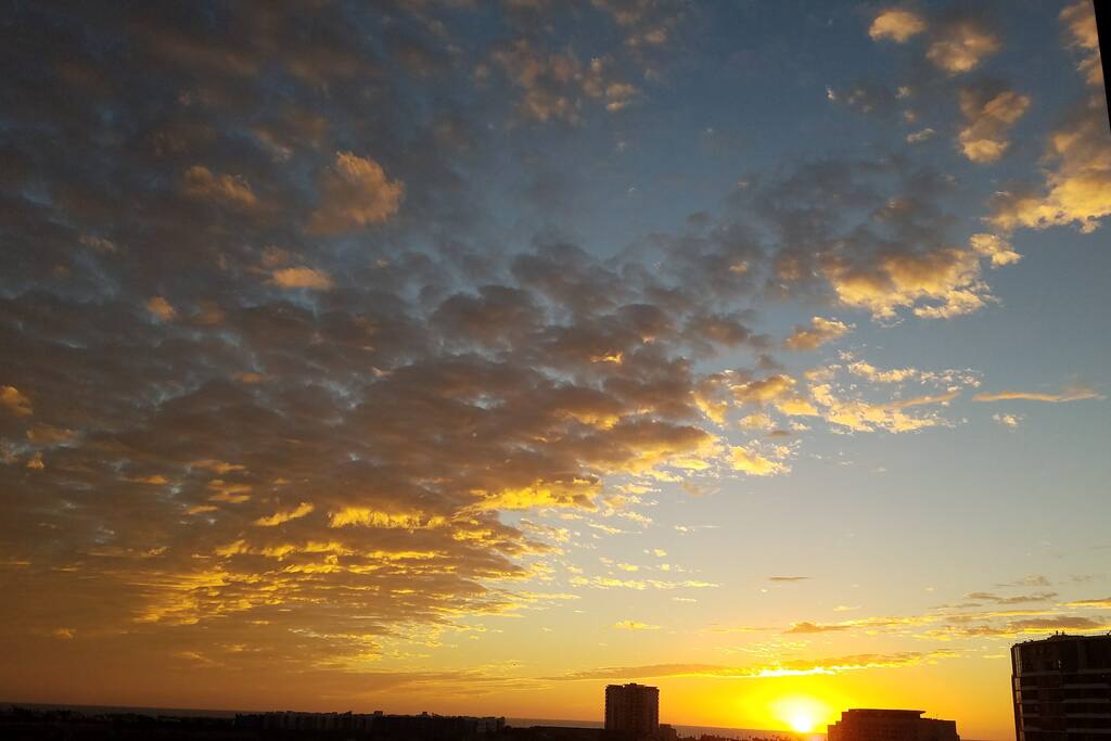 Another beautiful sunset, view from porch