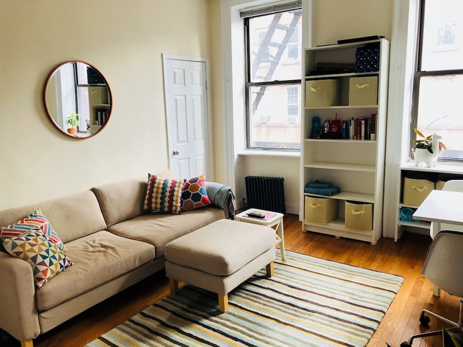 Living room
- Sofa bed, sleeps two
