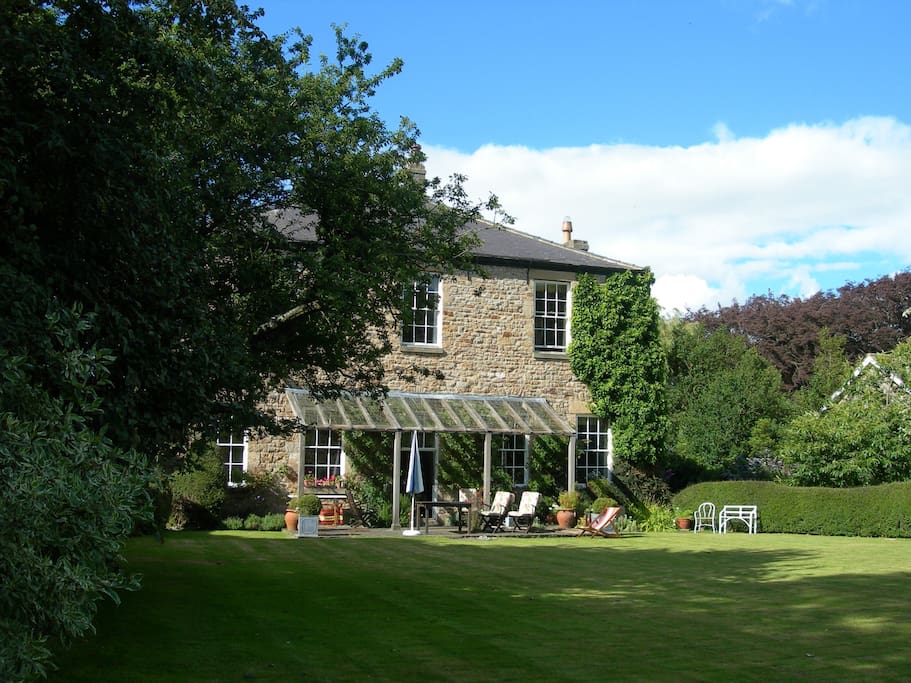 The Old Rectory house and garden.