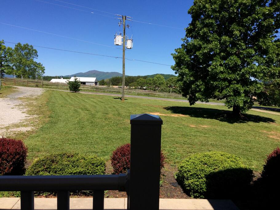 Front Porch View (great sunsets!)