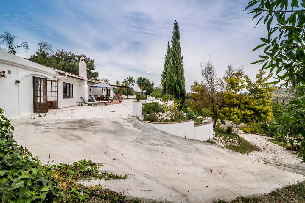 front of the property