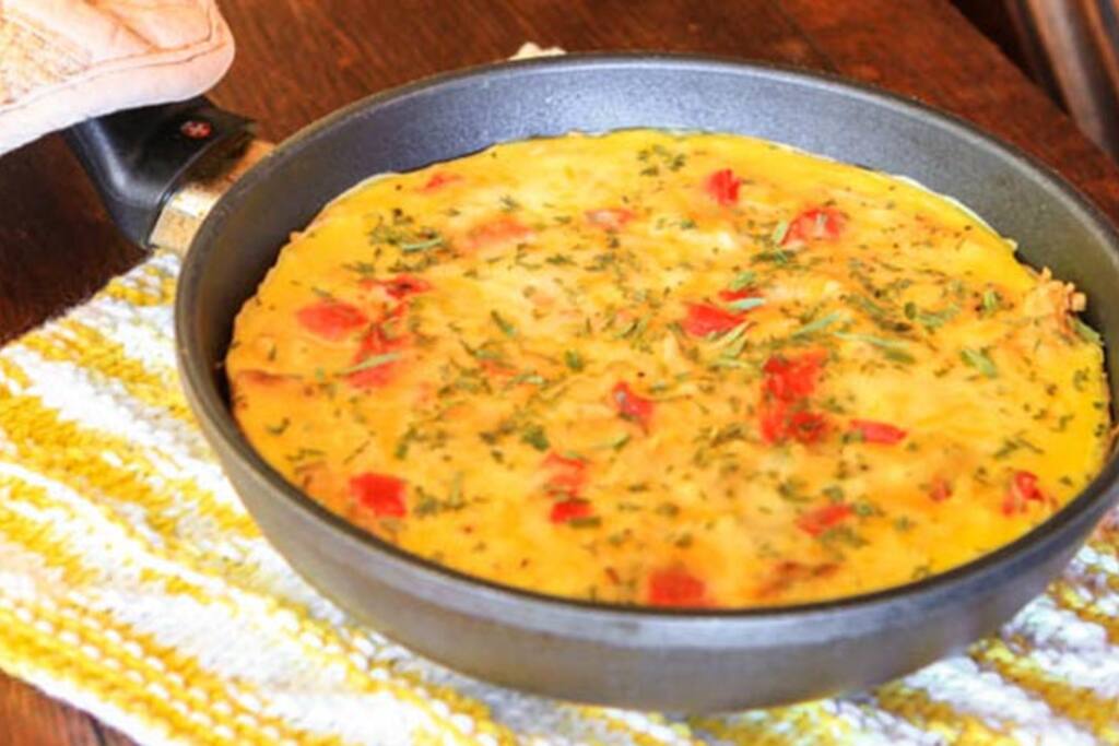 CVBB Breakfast Red pepper potato frittata