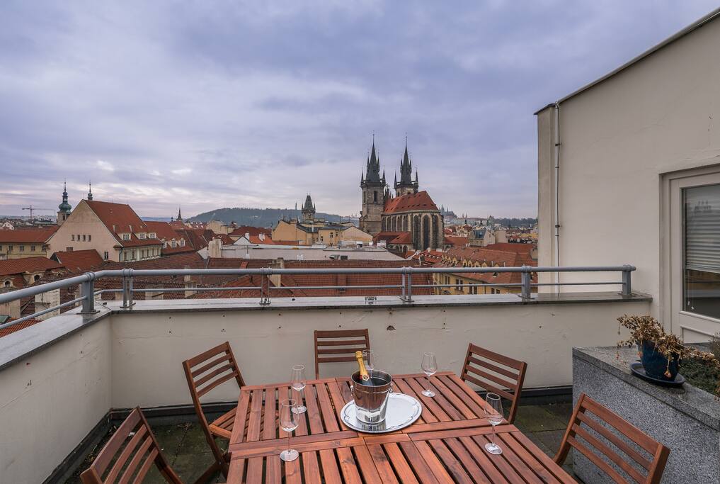 Private balcony