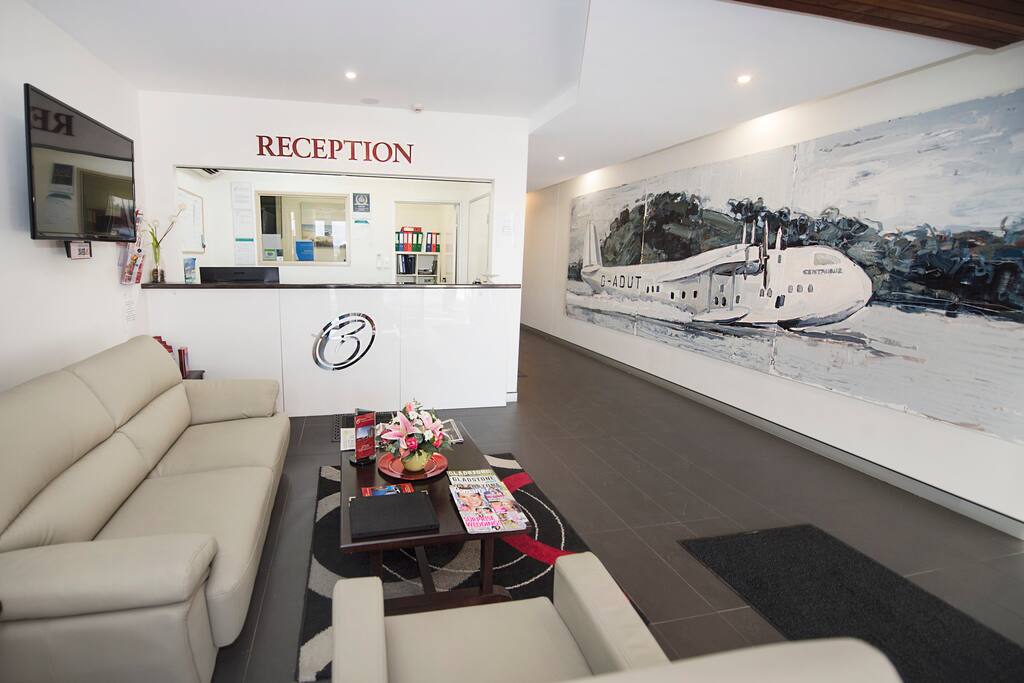 A welcoming reception