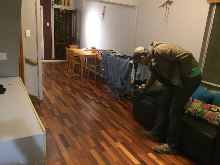 kitchen/living room