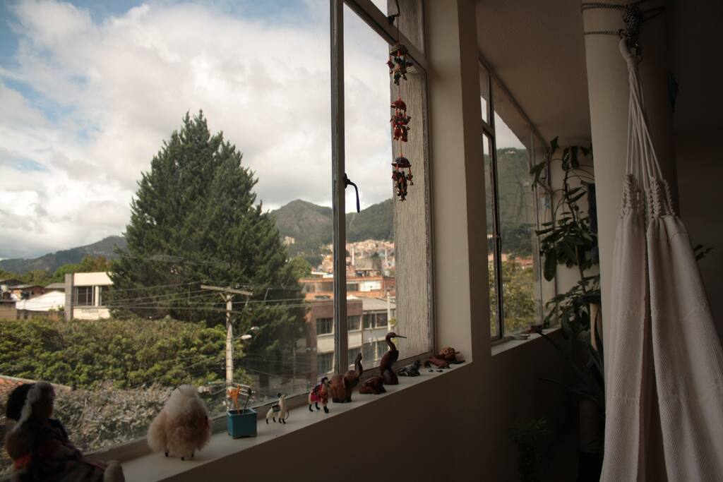 Esta será la vista si te relajas en la hamaca :)