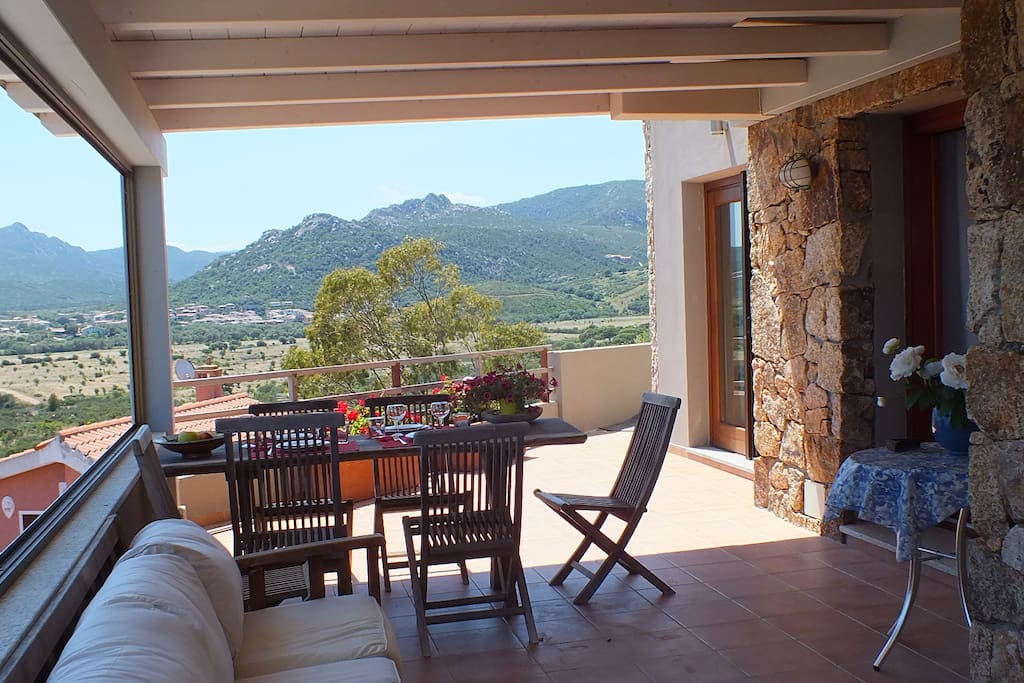veranda arredata