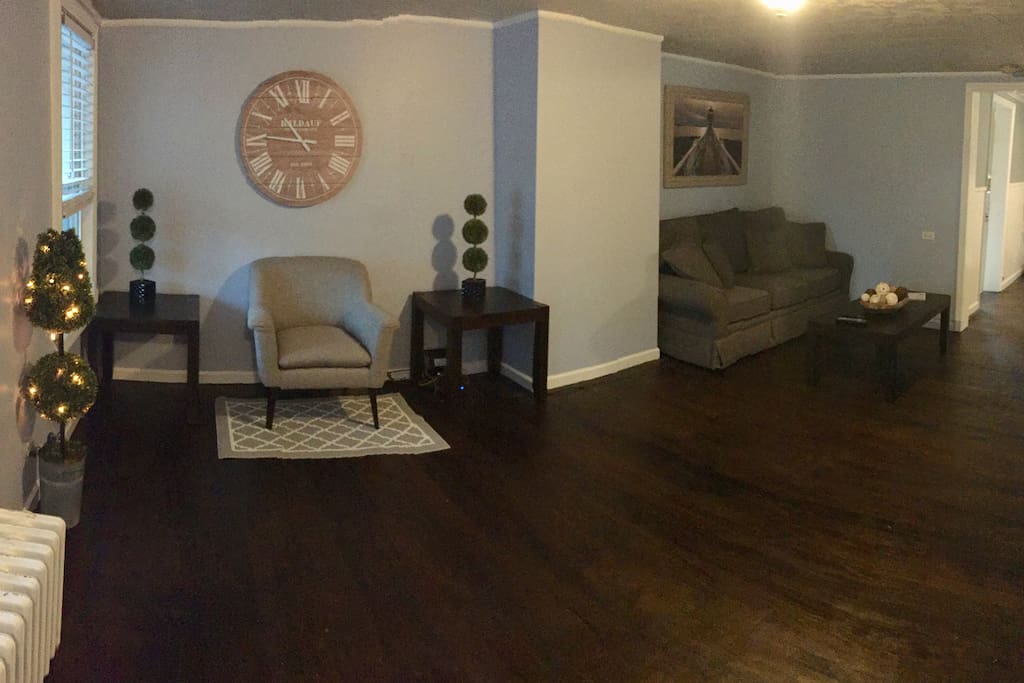 Newly furnished living room.