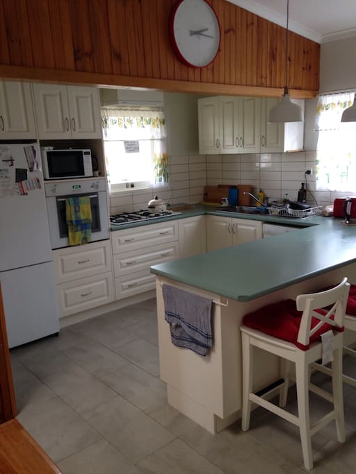 The re done kitchen
