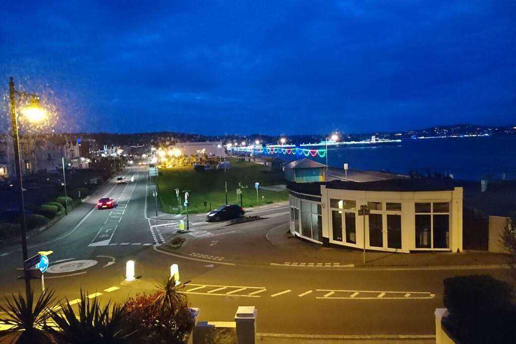... and go to sleep with this night time view.