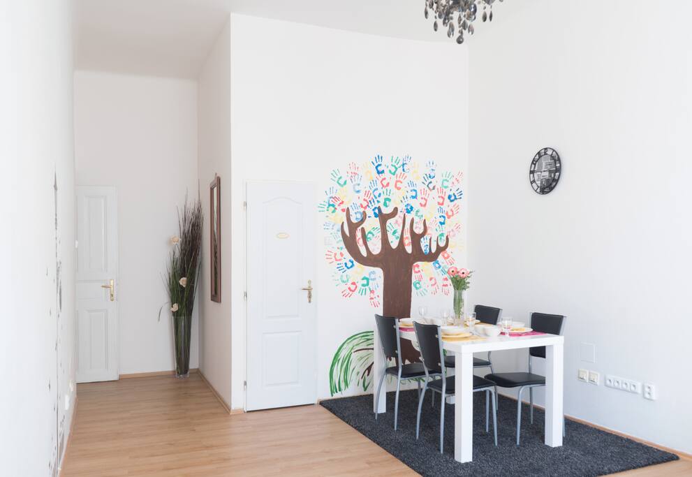 Dining part of apartment