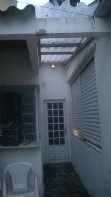 Lado externo da casa