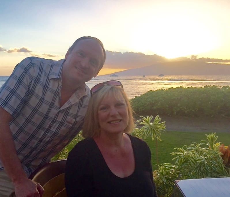 A photo of your hosts, Julie & Colin.