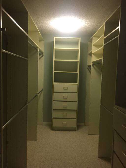 Huge walk in closet