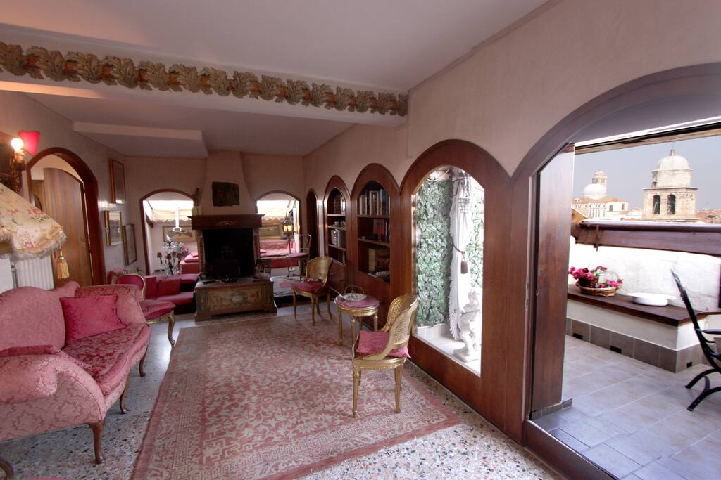 livingroom and small terrace