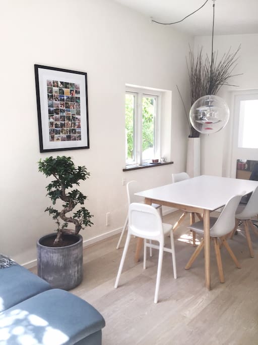 Table can be double the pictured size with room for 12.