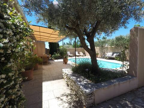 Provencal house with pool