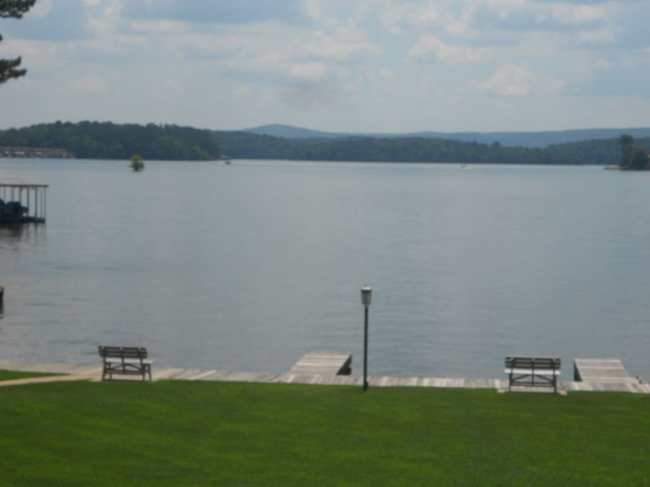 Benches and boardwalk