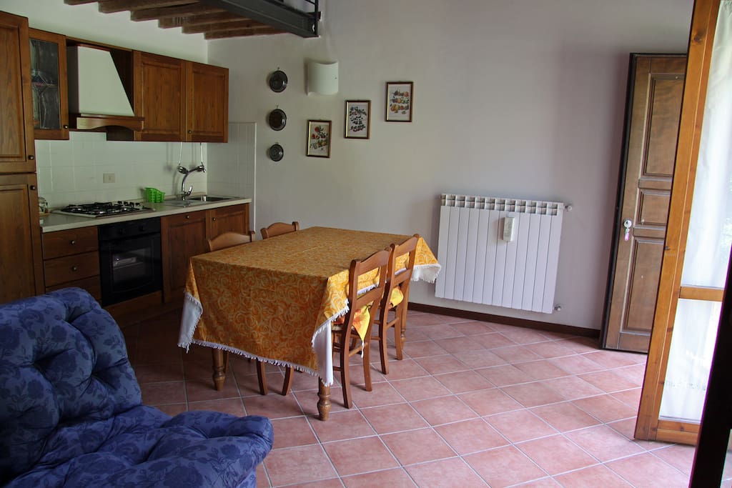 Cucina e soggiorno