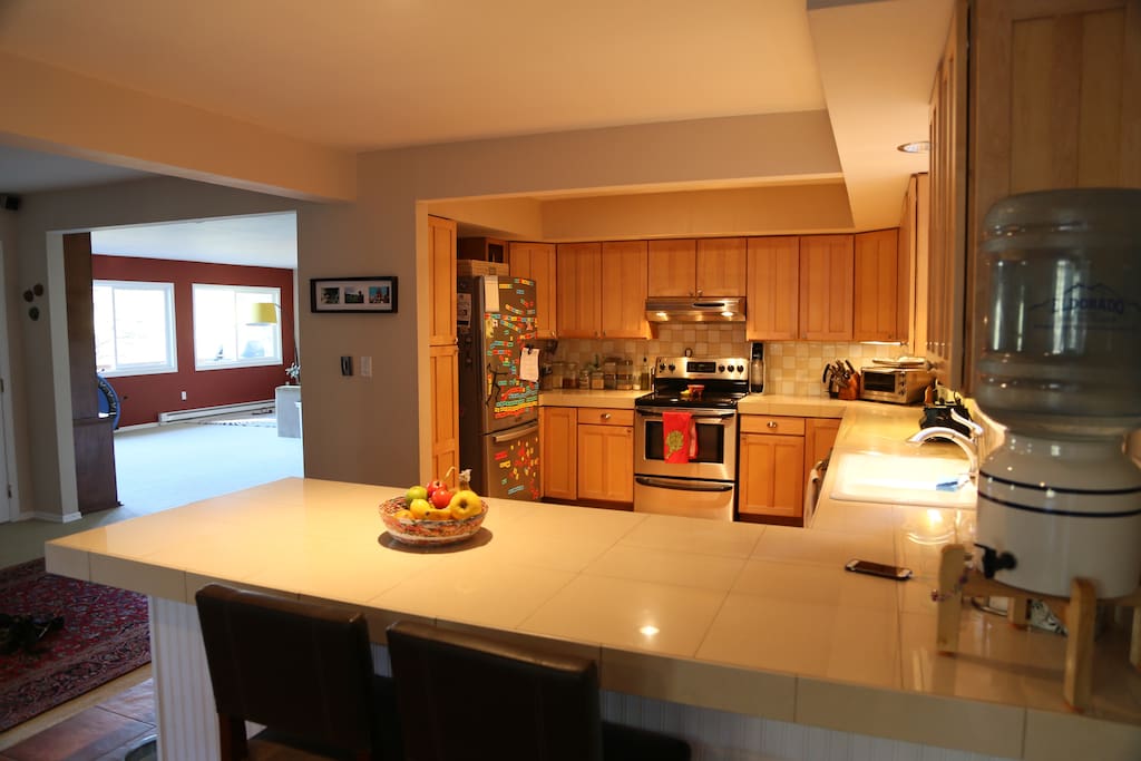 Kitchen has all amenities...including Vitamin