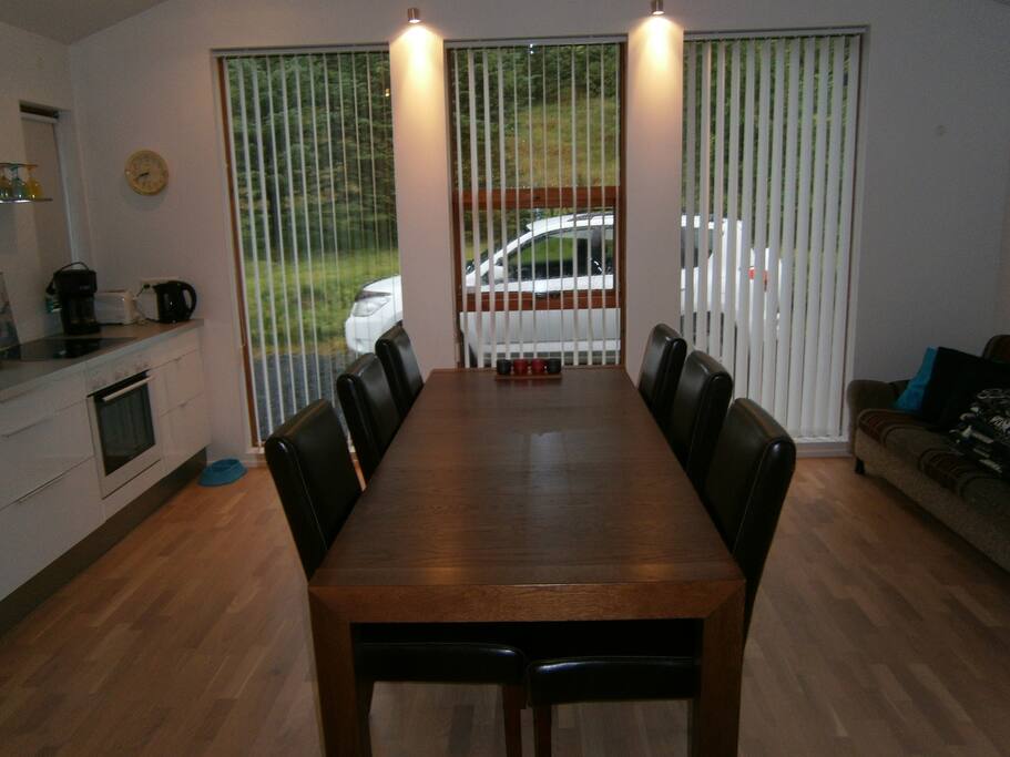 Dining table.