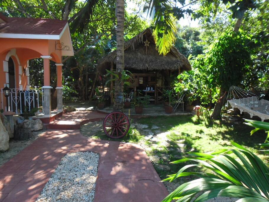 frente de la casa