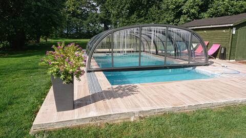 House with private indoor heated pool