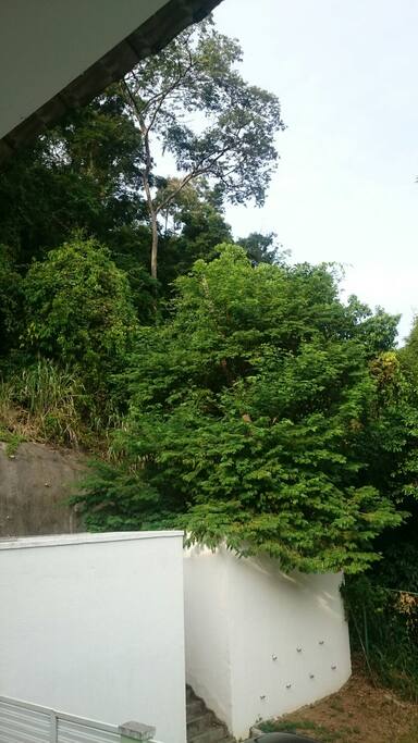 Vista dos quartos