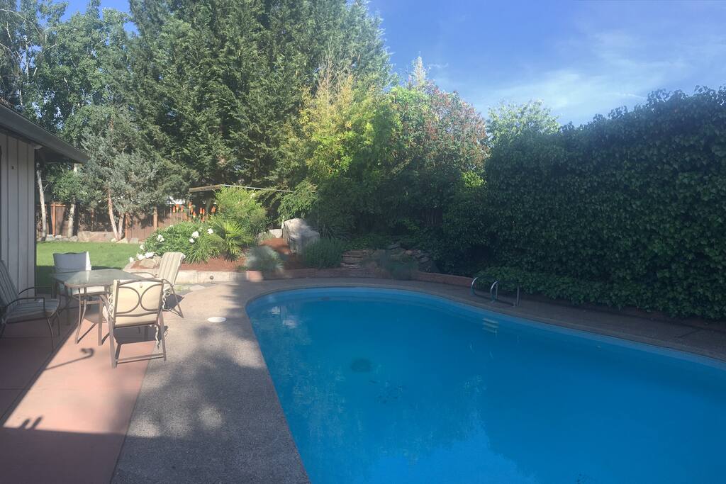 Enjoy the Solar heated pool in the summer months.