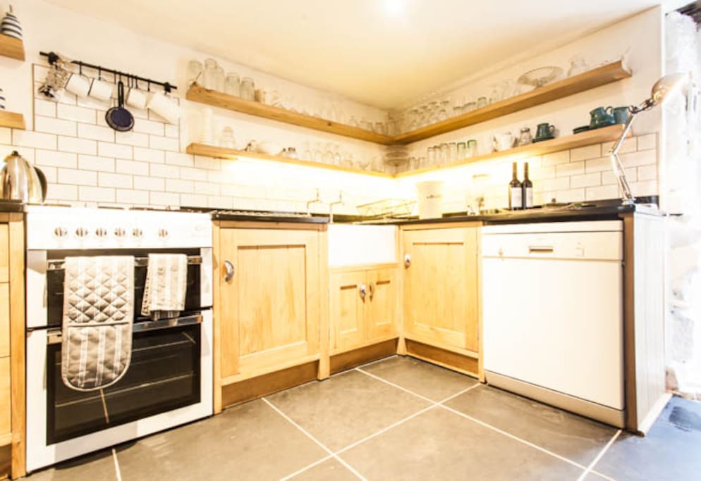 basement kitchen