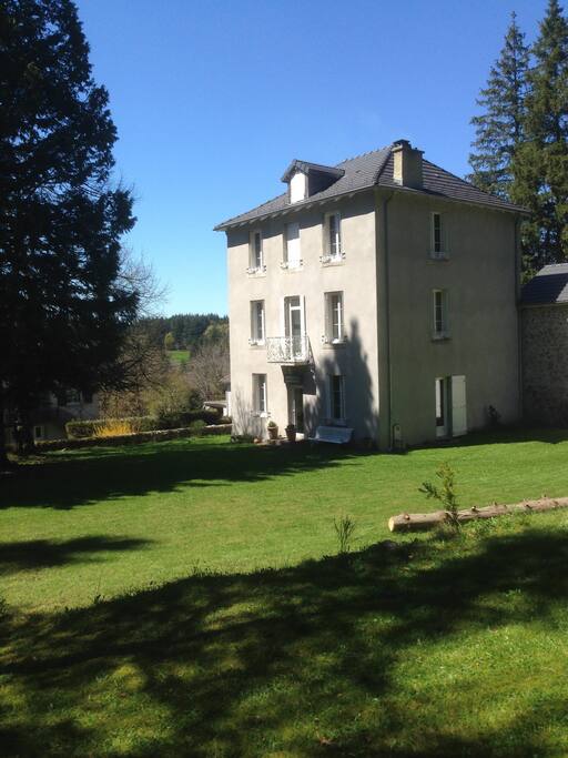 La maison et son parc