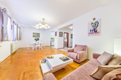 Top performing Airbnb: Central apartment Smiley,4*,brand new,free parking in Grad Zagreb