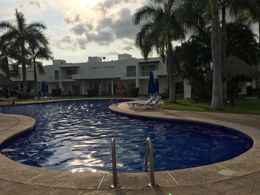 Area de piscina.
