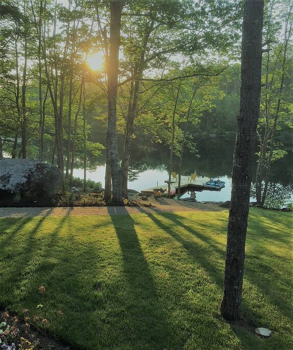 Sun up - View from the deck