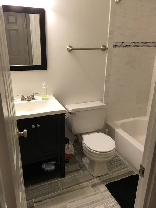 Walk in of the Bathroom