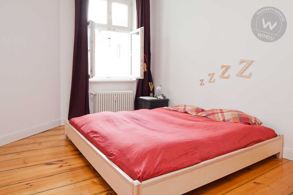 This is your room, but the pictures arent up to date. There is a different bed (1,40m x 2m) and more furniture.