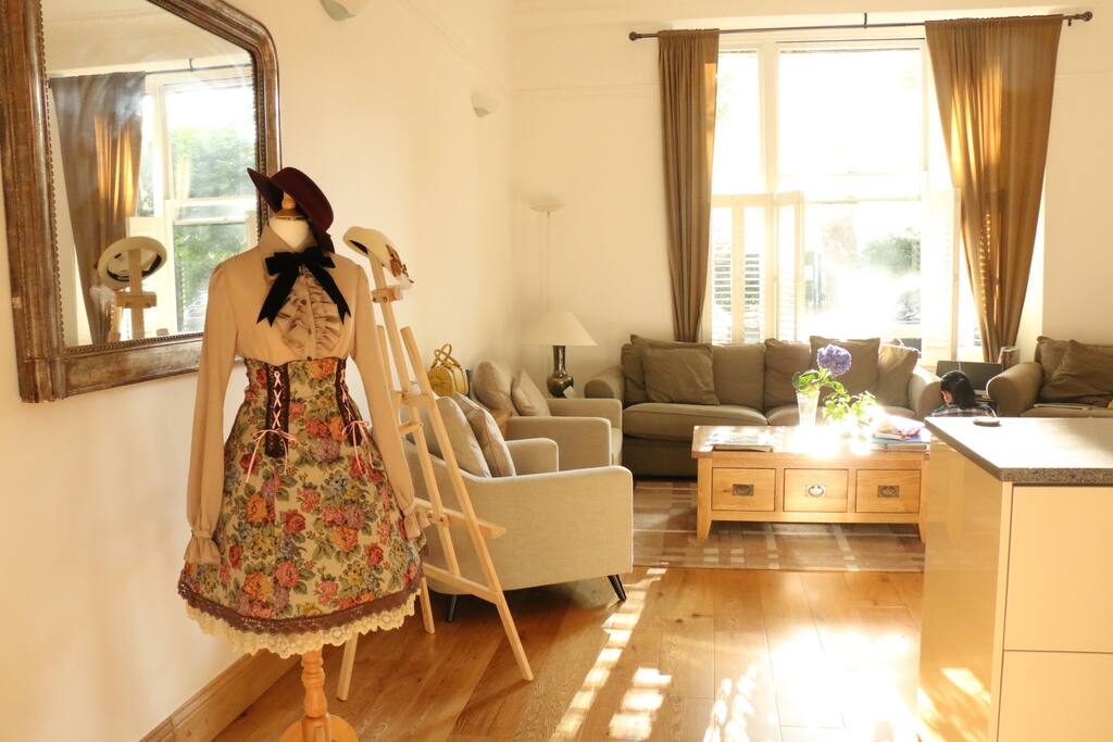 the lazy afternoon in living room