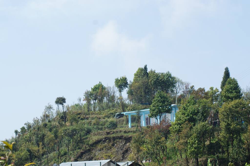 The Colonels Den from the opposite valley (Zoomed)