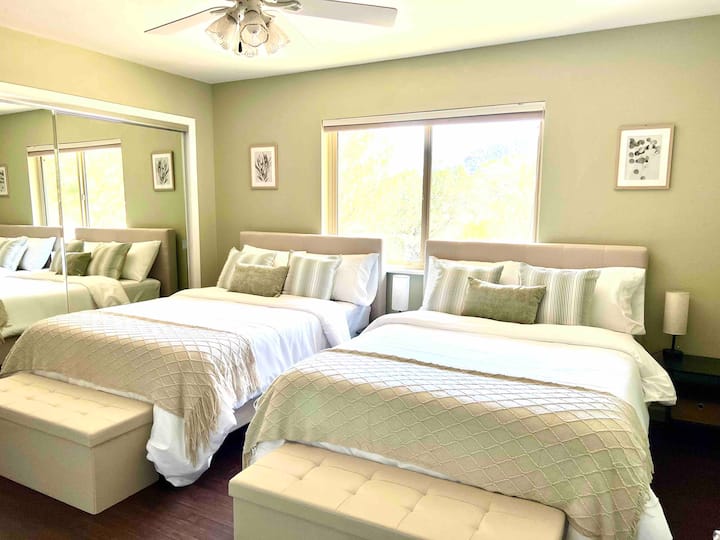 Chumba cha 3 cha kulala - vitanda viwili vya ukubwa kamili.