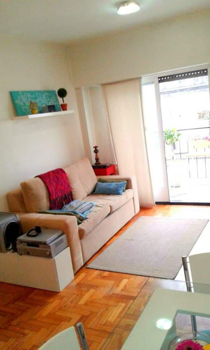 Departamento monoambiente amoblado en Balvanera