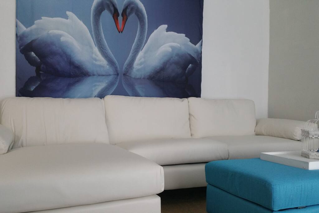 Catch up with family as you enjoy the brand New lounge. Watch Roku/Sling together on Demand.