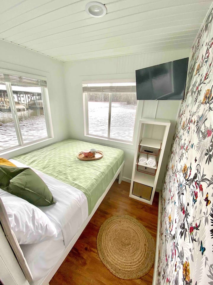 Bedroom number 2 with a smart TV.