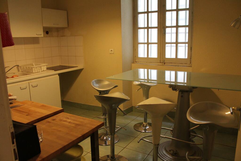 Cuisine équipée et séparée